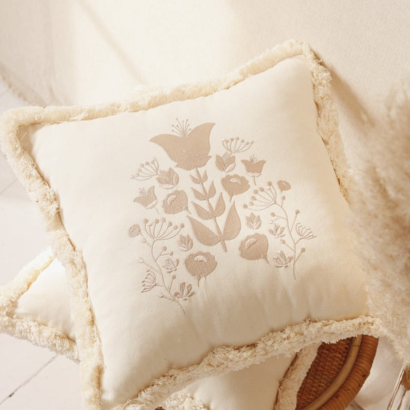 Coussin Bohème avec Broderie