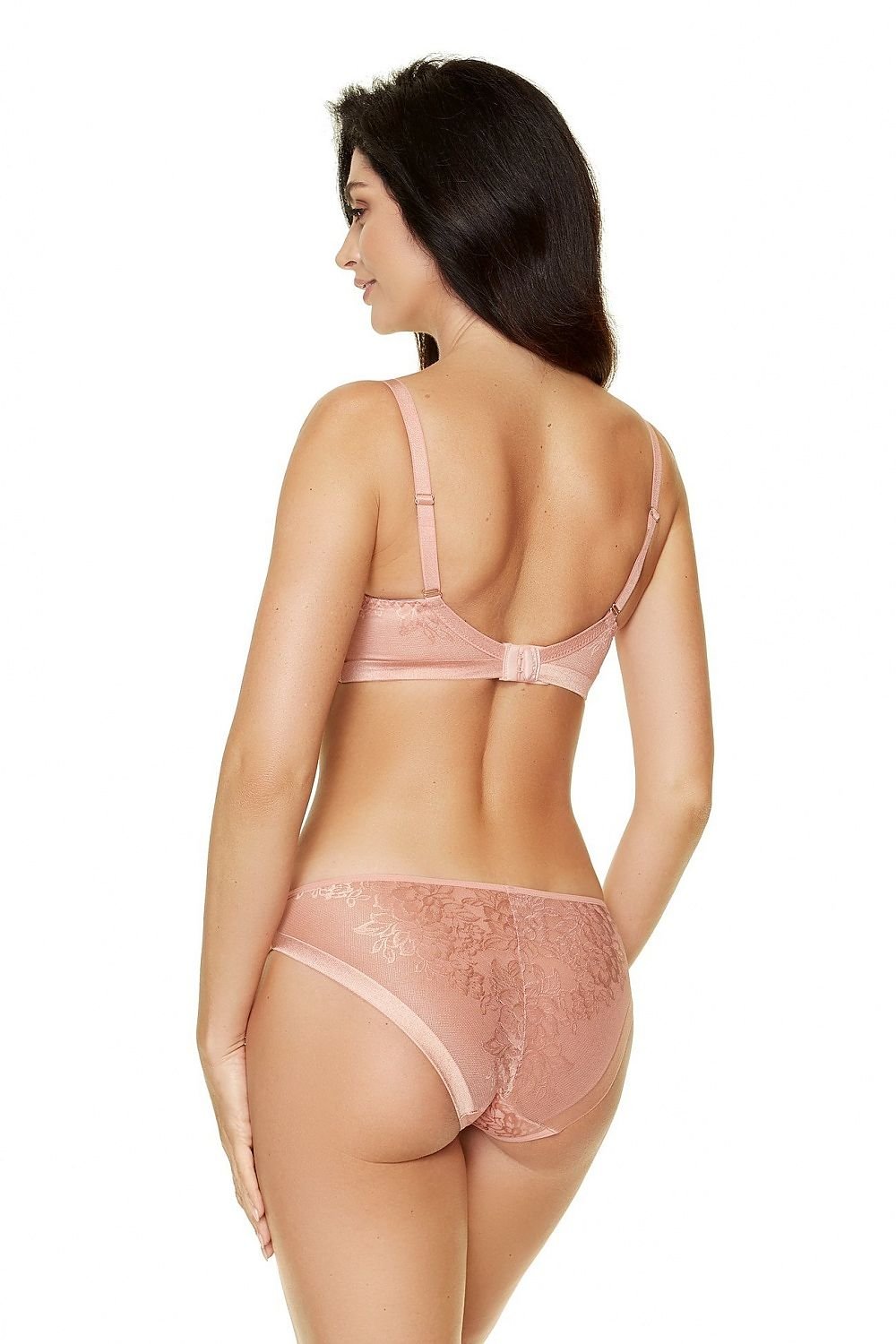 Soutien-gorge balconnet dentelle rembourré