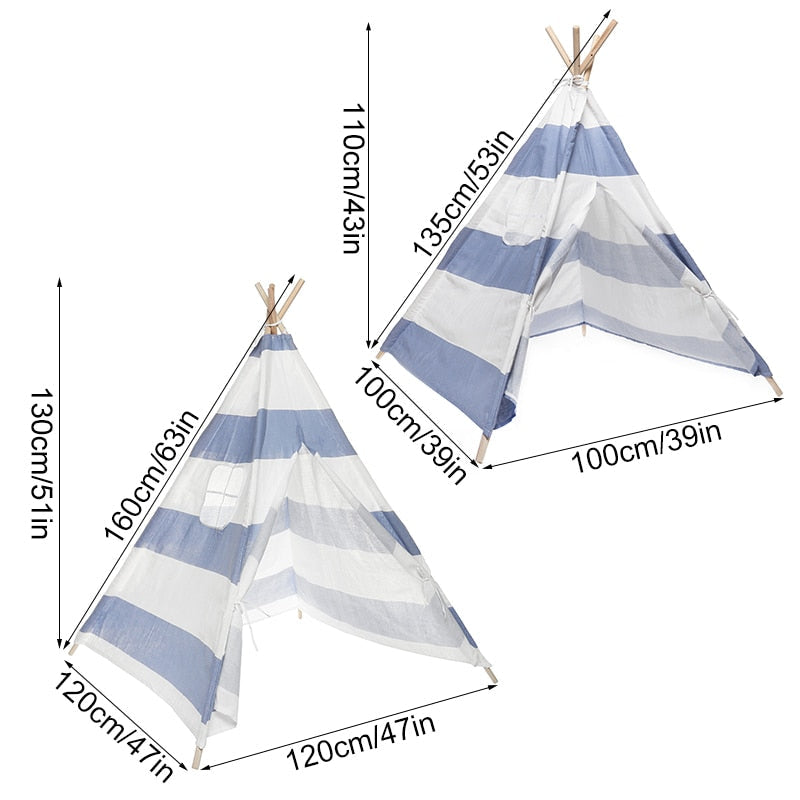 Tipi Garçon Bleu et Blanc