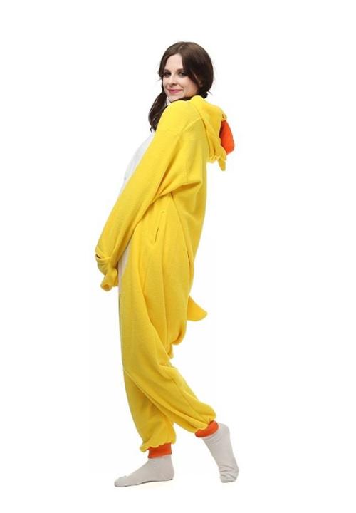 Combinaison Pyjama Femme Canard Jaune