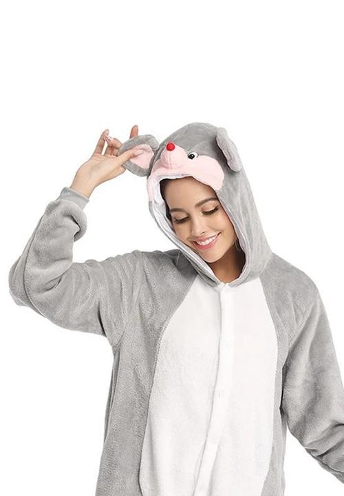 Combinaison Pyjama Souris Grise