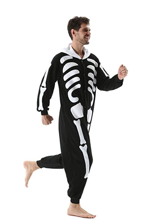 Combinaison Pyjama Homme Squelette