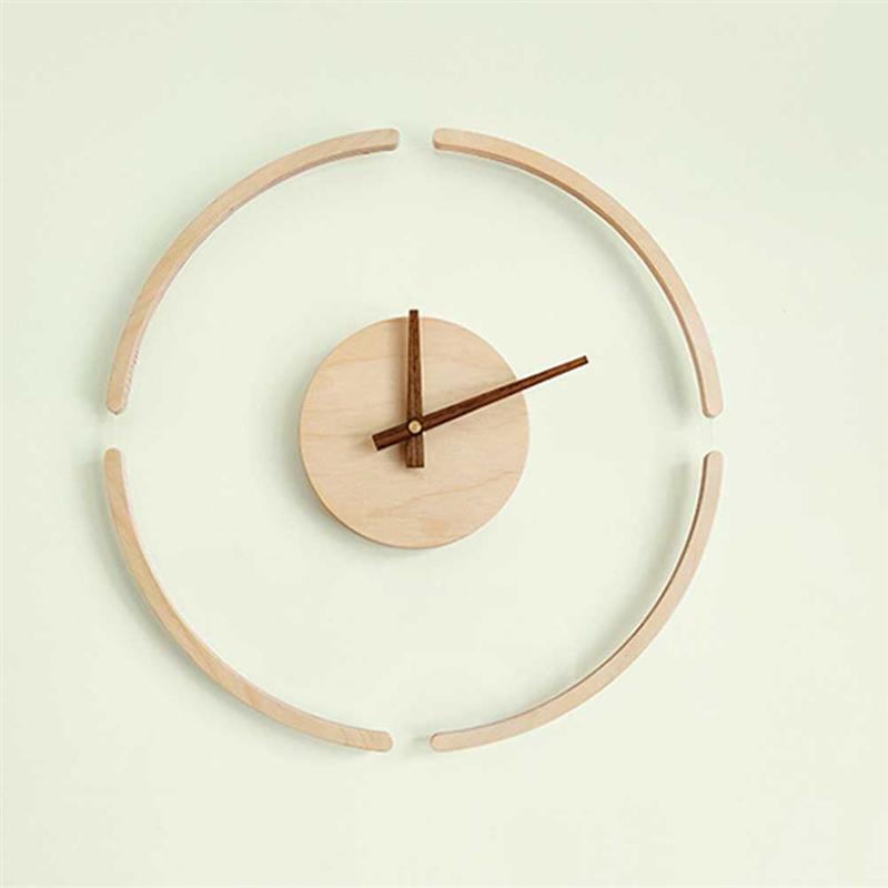Horloge Bois Scandinave