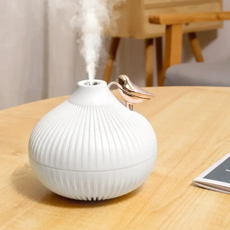 Humidificateur d'air 2en1 veilleuse chaude et diffuseur HE - ZENEO