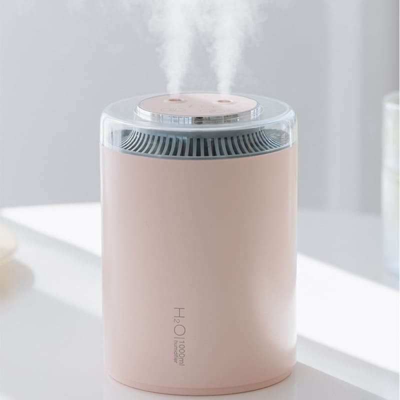 Humidificateur d’air cycles programmables et rechargeable / Humidificateur d’air rose diffuseur huiles essentielles