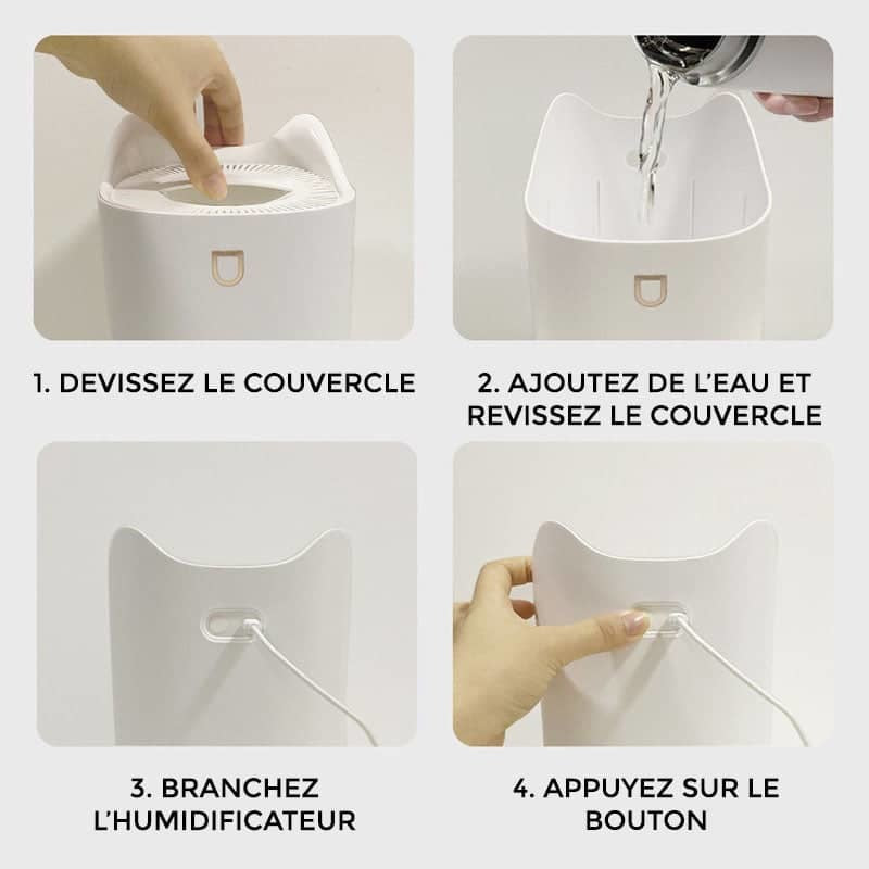 Humidificateur d'air maison grande capacité - OTTO