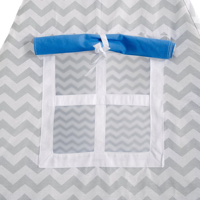 Tipi Garçon Gris et Bleu