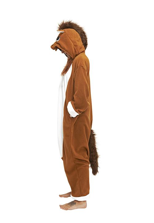 Combinaison Pyjama Cheval Brun