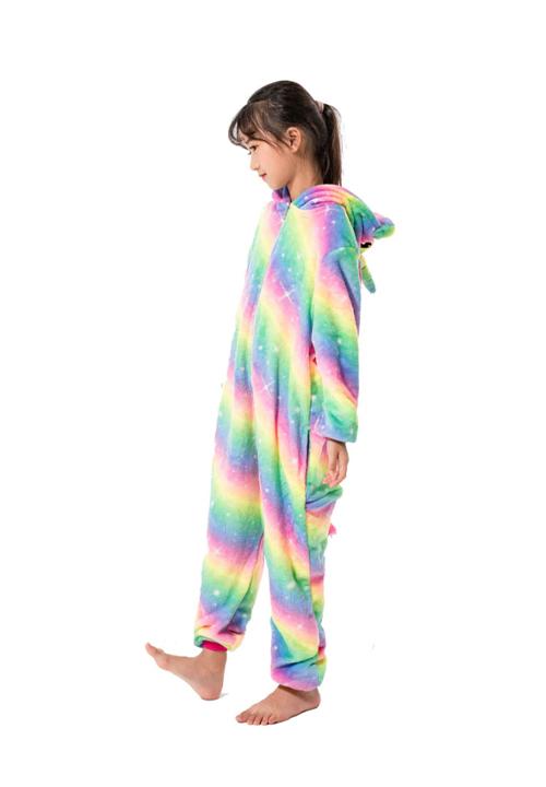 Combinaison Pyjama Licorne Arc en Ciel