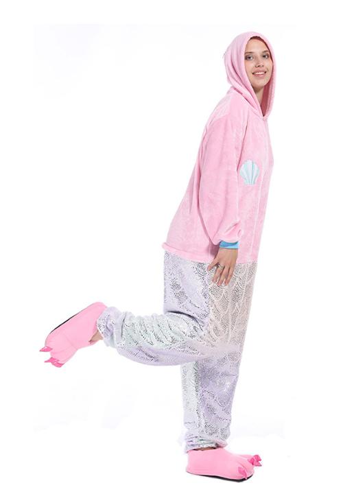 Combinaison Pyjama Sirène Rose