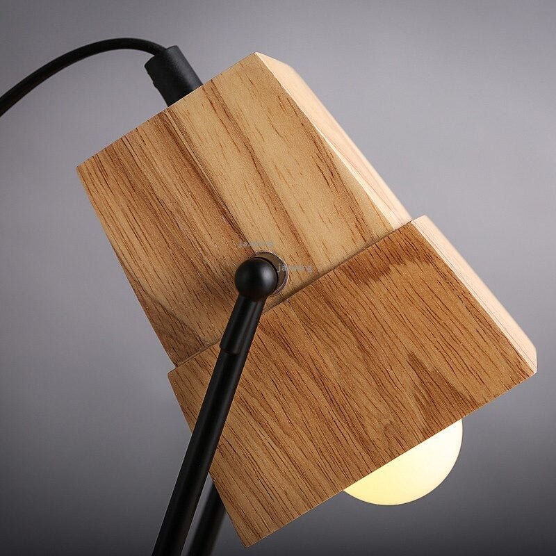 Lampe de chevet Bois Ajustable