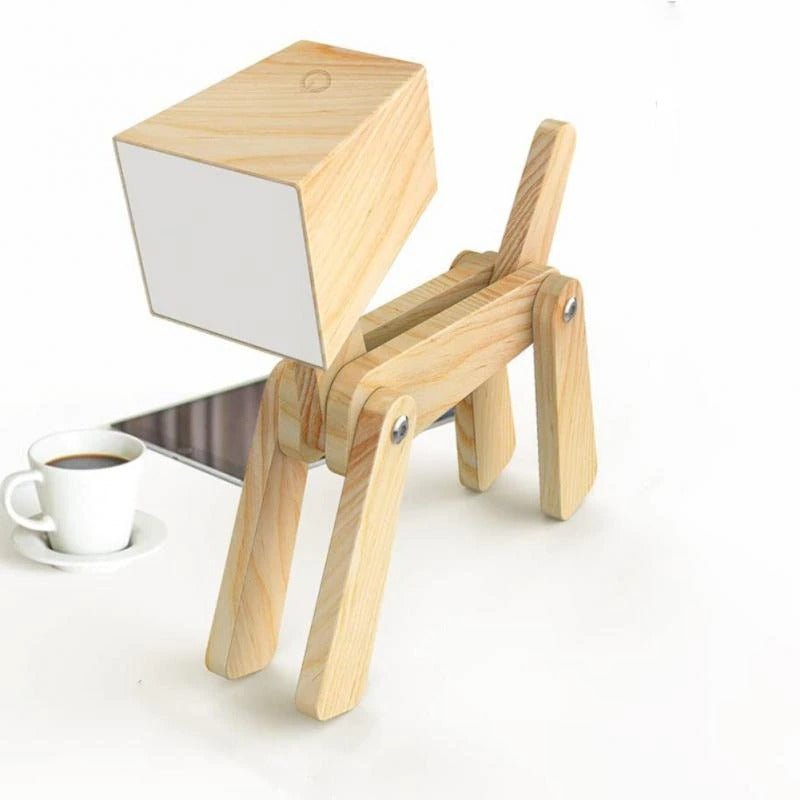 Lampe de chevet Bois en forme de Chien
