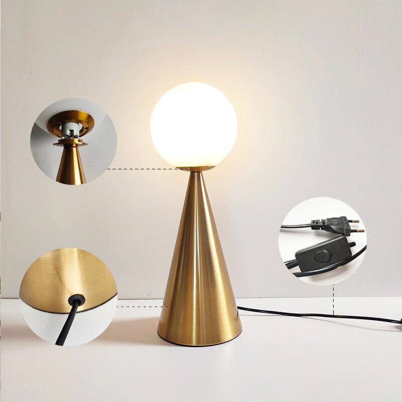 Lampe de chevet Dorée Moderne