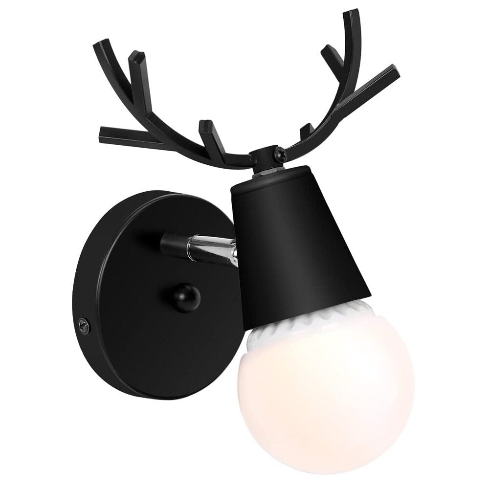 Lampe de chevet Murale Bois de Cerf LampesDeChevet Noir