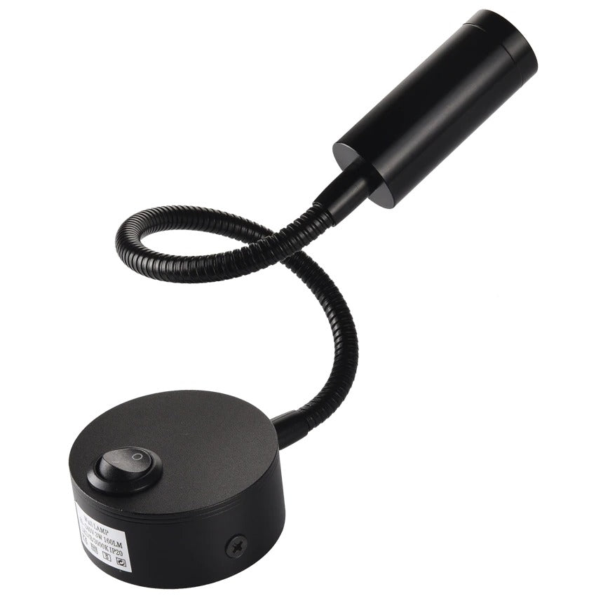 Lampe de chevet Murale LED Directionnelle LampesDeChevet Noir