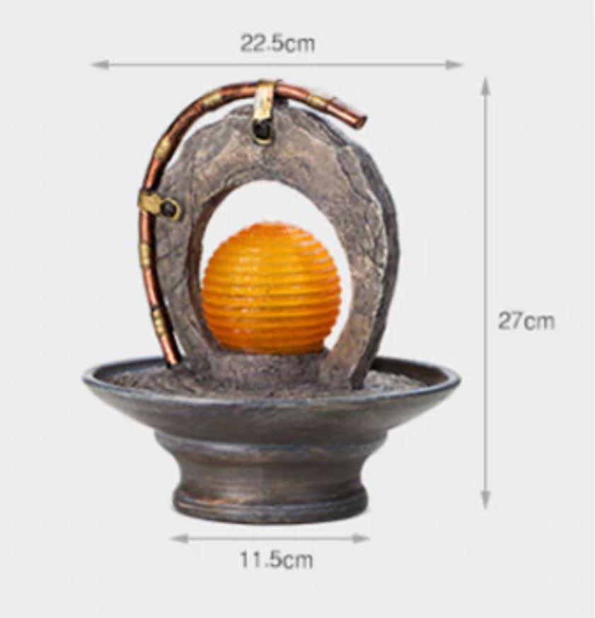 Lampe fontaine zen