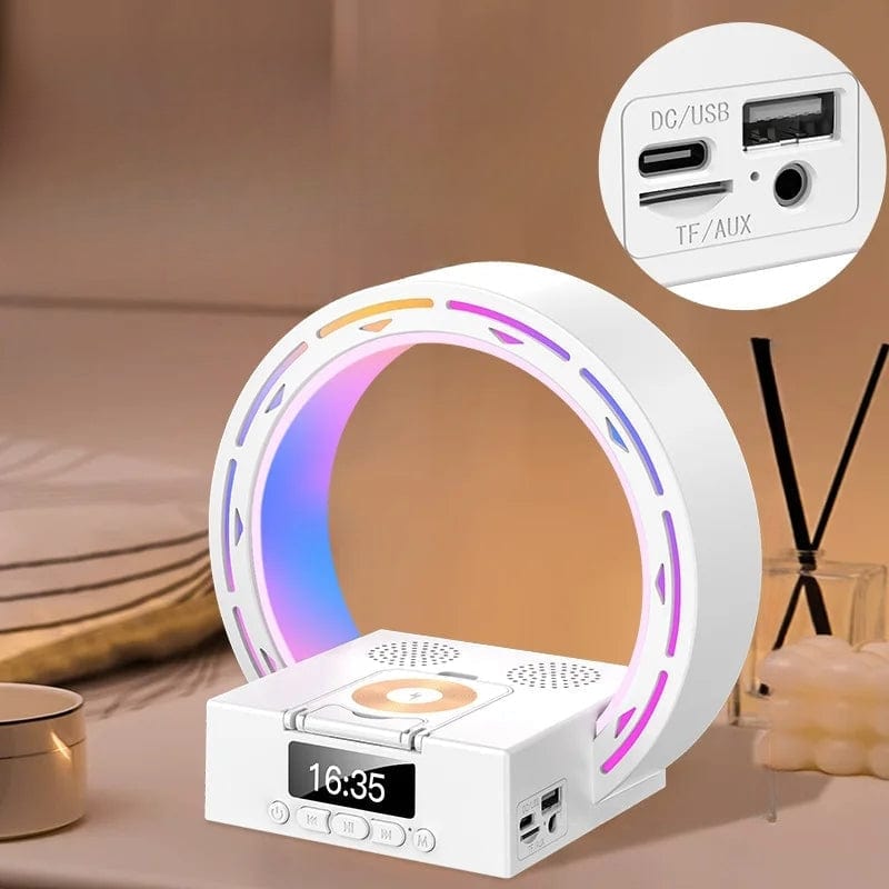 Réveil bluetooth lumineux