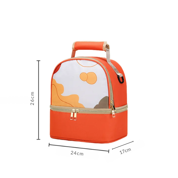 Lunch Bag Isotherme Design Orange