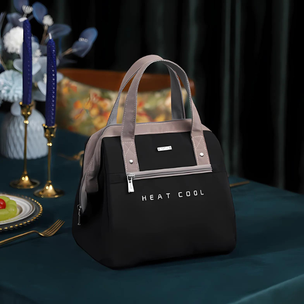 Lunch Bag Isotherme Noir Chic