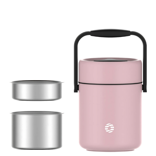 Lunch Box Isotherme Chaud Rose