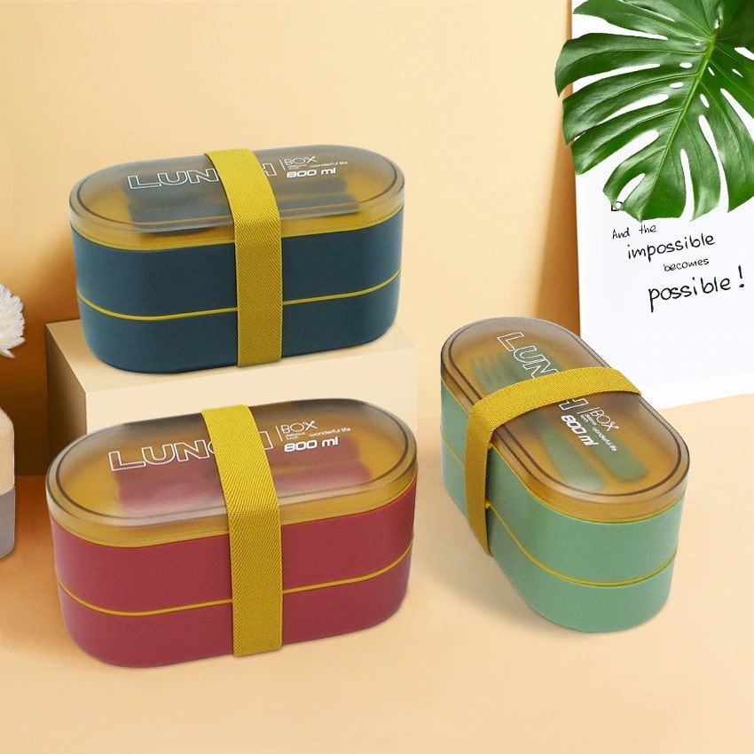 Lunch Box Ovale Verte