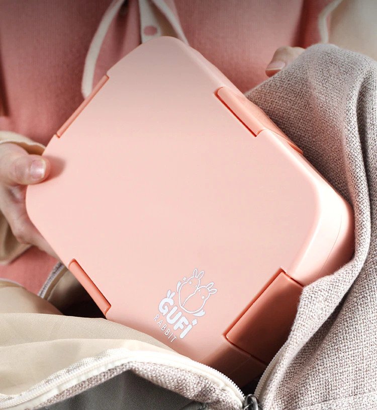 Lunch Box Rose Cute Lapin