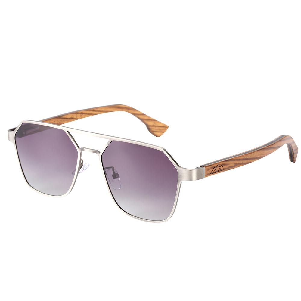 Lunettes en Bois - Tiral Gris