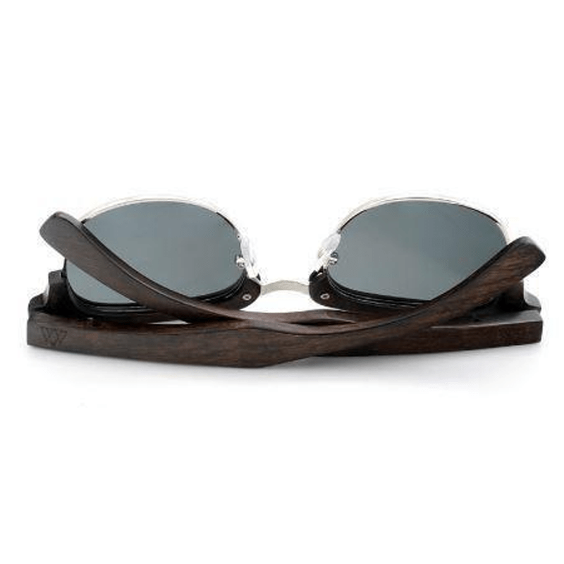 Lunettes de soleil bois Clubmaster - All Black