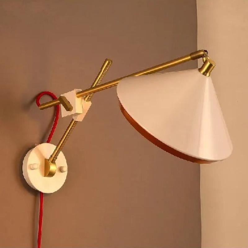 applique murale blanc ajustable