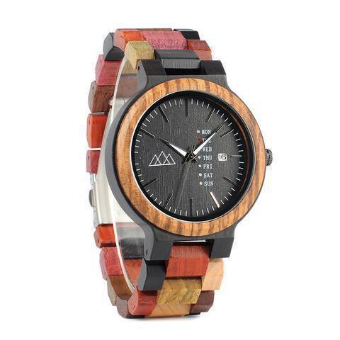 Montre en Bois Couleur - Fashion Color