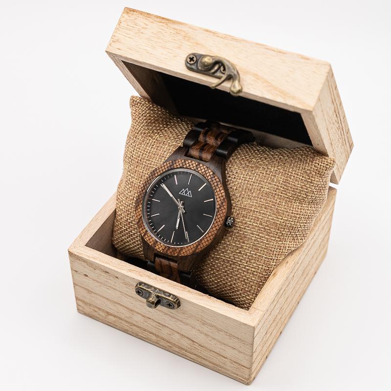 Montre en Bois Homme Wild Dark