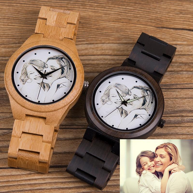 Montre en Bois Personnalisable