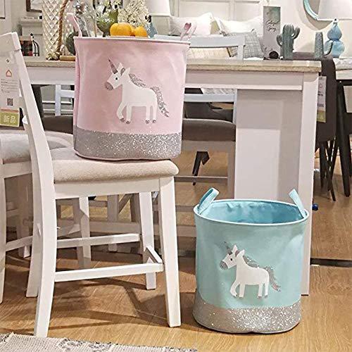Panier à Linge bébé Chambre Fille Rose