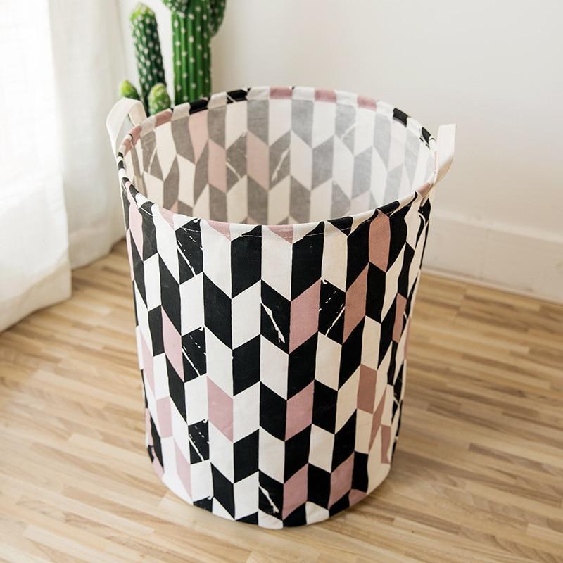 Panier à Linge Design Style Géométrique