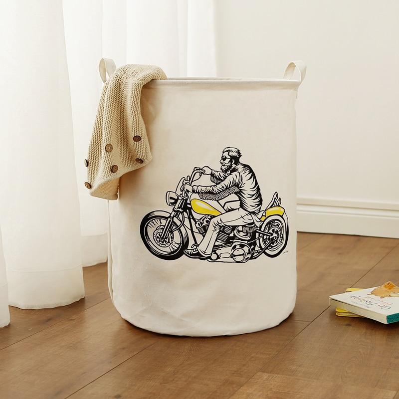 Panier à Linge en Tissu Motard