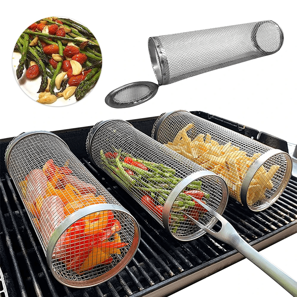Panier Barbecue Grille pour Légumes et Poissons