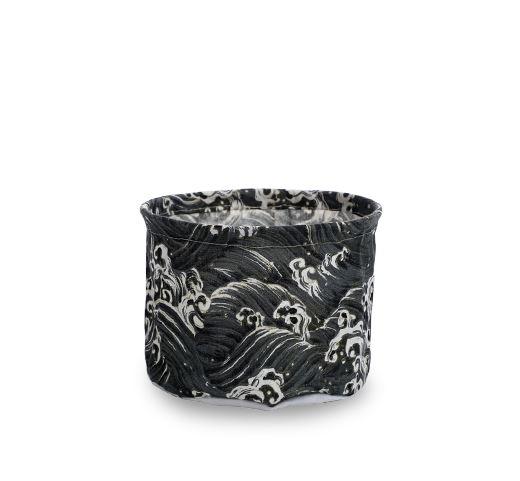 Panière à Linge Design Déferlantes Grises