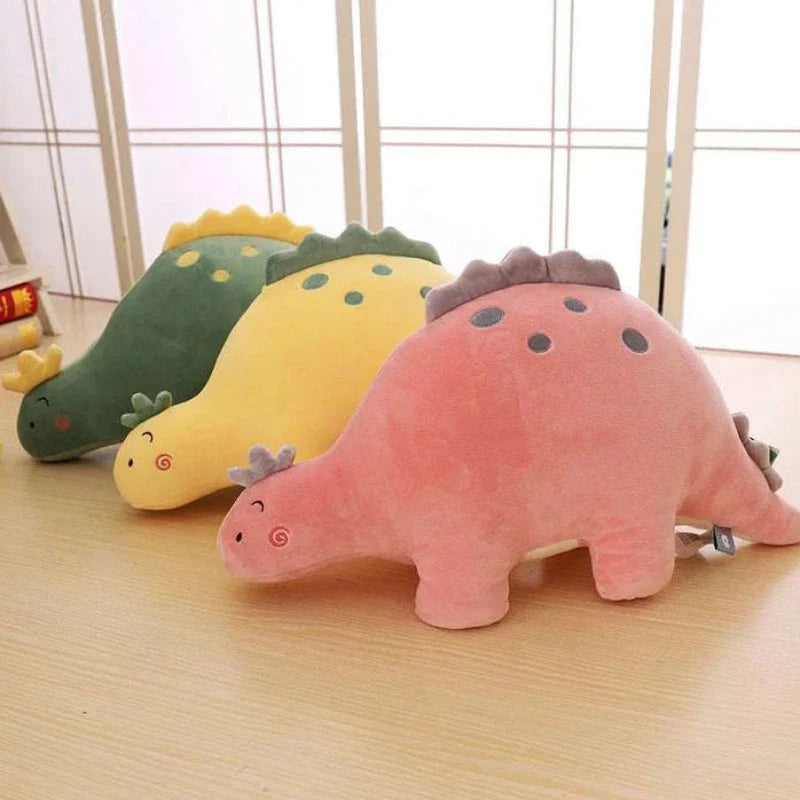 Peluche Dinosaure Vert et Jaune
