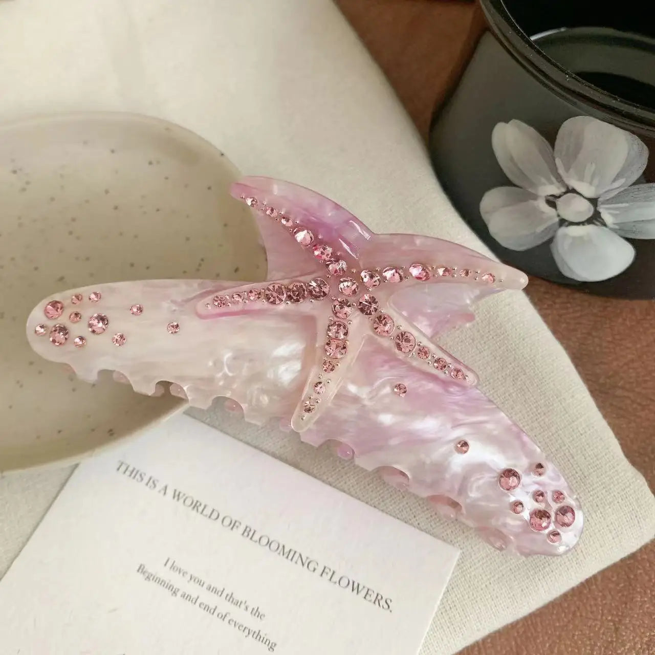 Pince à cheveux étoile de mer