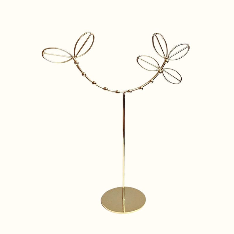 Porte-bijoux fleur en métal