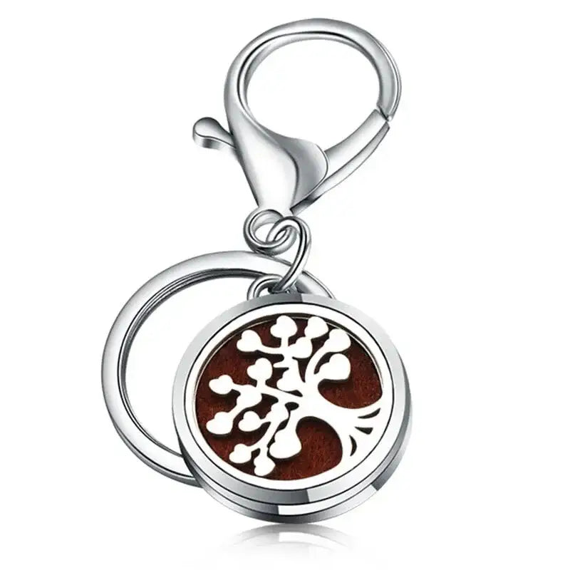 Porte-clé diffuseur huiles essentielles - Arbre de vie