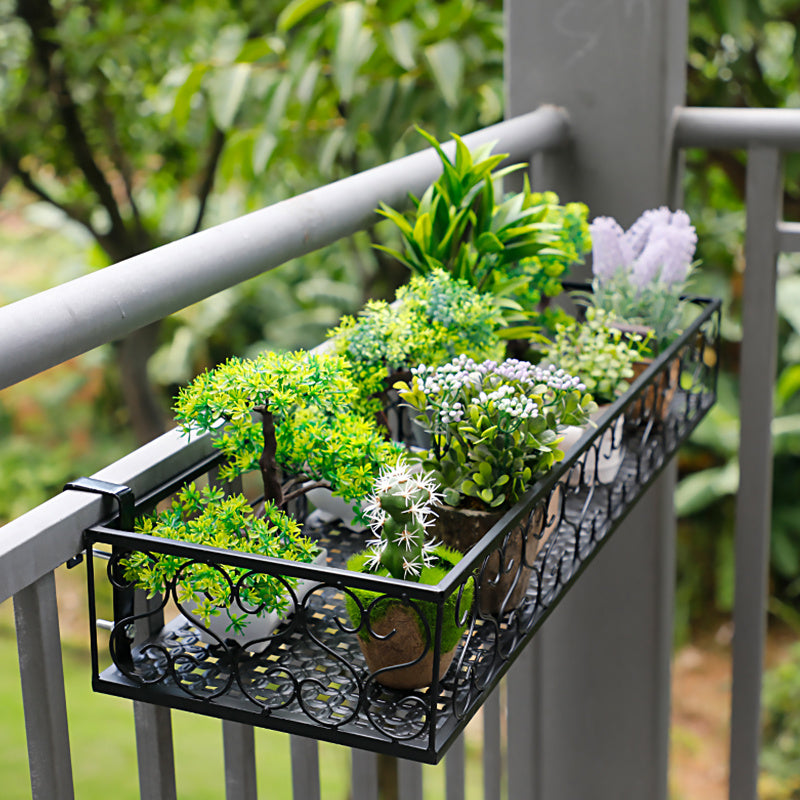 Porte Pot de Fleur Luxueux et Épuré de Style Panier