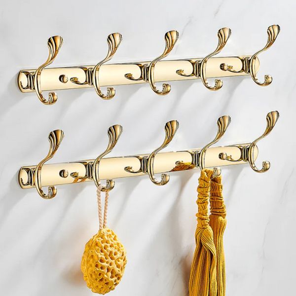 Porte manteau doré