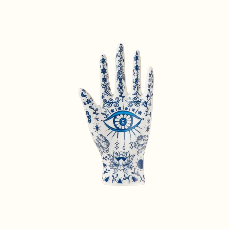 Présentoir bijoux main oeil de fatma en céramique