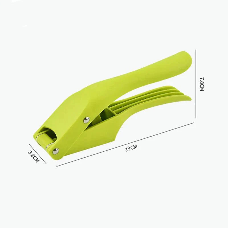 Presse-ail 2-en-1 en acier inoxydable pour écraser et trancher l'ail, presse-légume pour la cuisine à la maison