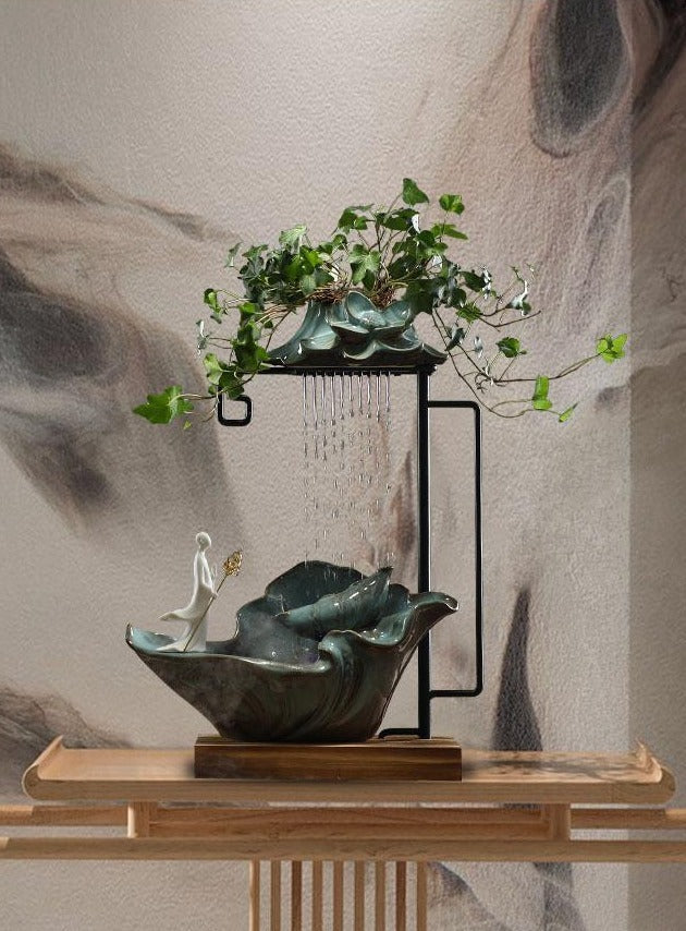 Fontaine pour jardin zen