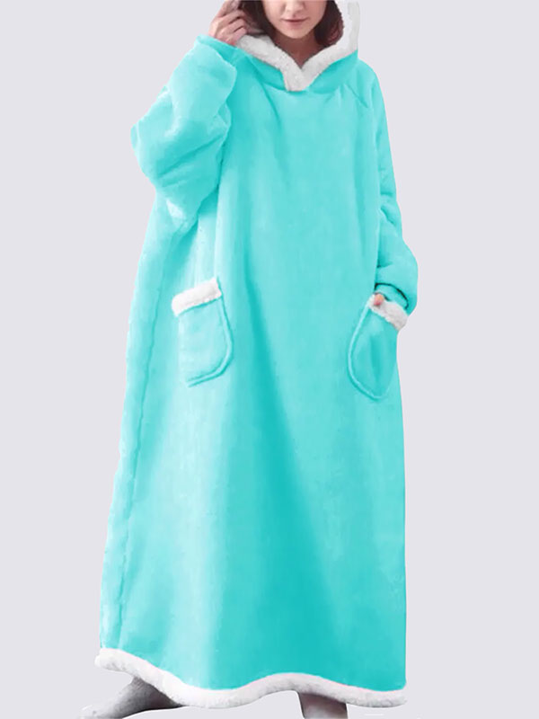 Pull Plaid XXL Turquoise