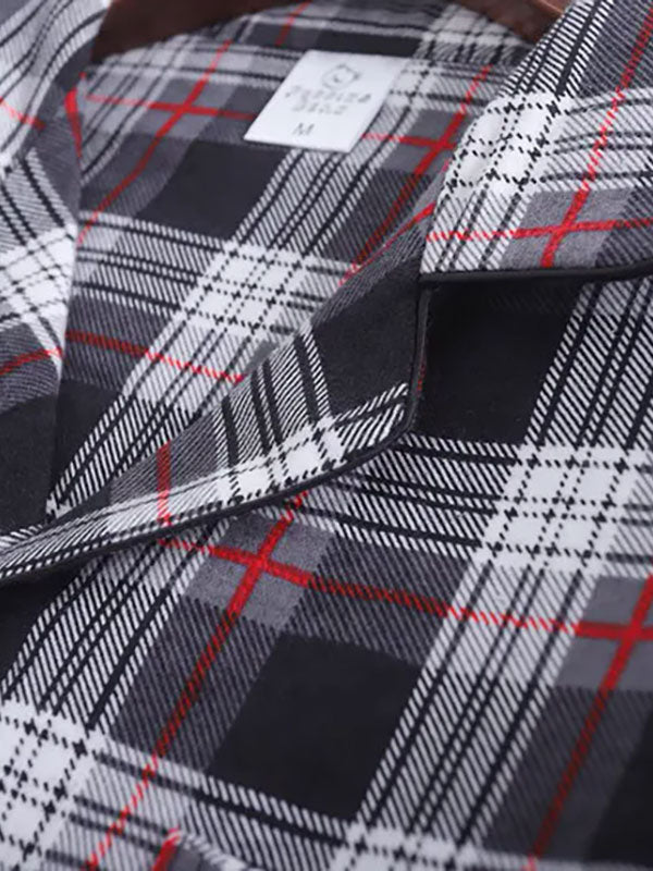 Pyjama Pour Homme à Carreaux "Rêve Urbain"