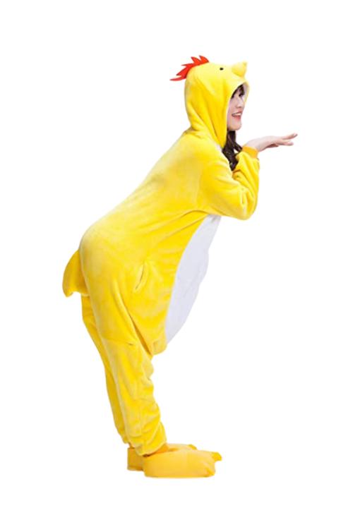 Combinaison Pyjama Poulet Jaune