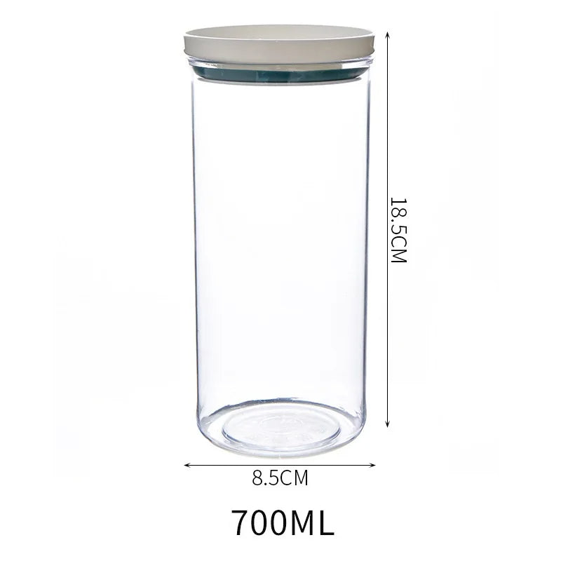 Rangement de Cuisine Style Bocal Transparent